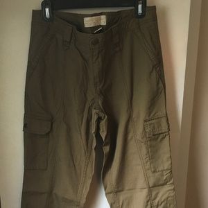 Eddie Bauer "Ripstop" long cargo pants, brown